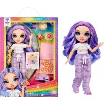 Poupée 22cm Purple (violet) Rainbow Junior High Pyjama Party - Rainbow High - Rainbow high