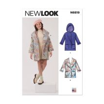 Patron New Look 6819 - Manteau Taille - Fr 7-14 - NewLook