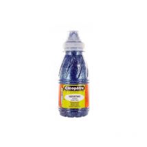 Flacon De Peinture À L'Eau Pailletée Cléopâtre 250ml Bleu Outremer - Cléopatre