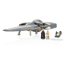 Star Wars - Véhicule Avec Figurine Deluxe Sith Infiltrator Episode 1 Collection 20 Cm - Jazwares