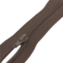 Fermeture Sport Séparable Maille Spirale - Marron - Mediac