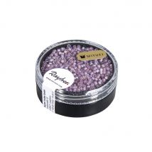 Delica - Rocailles, 1,6 Mm Ø, Lilas, 8g, Transparent, Dépoli,rainbow - Miyuki