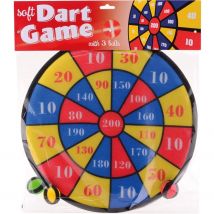 Jeu De Fléchettes Souple Avec 3 Balles - Johntoy