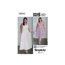 Patron Simplicity 9946 - Robes Taille N°fr 46-54