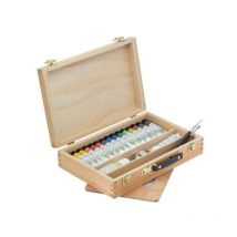 Coffret - Tempéra À L'Œuf - Sennelier - 15 Tubes De 21ml - Assortiment