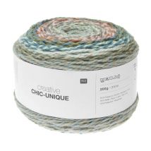 Pelote De Laine À Tricoter Creative Chic Unique - 200gr - Rico Design 19 Multicolore Dusty