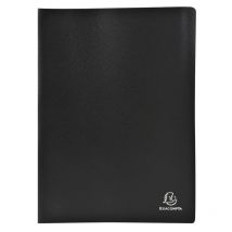 Porte-vues - 160 Vues - 80 Pochettes - Noir - A4 - Souple - Exacompta