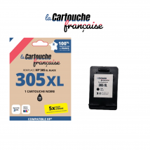 Cartouche Compatible Hp 305xl Noire - La Cartouche Française - HPI