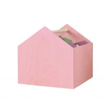 Boîte De Rangement House Rose - Benlemi