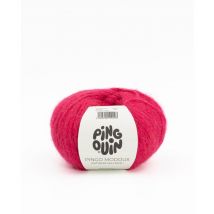 Pelote De Laine Et Mohair Pingo Modoux - Douceur Et Style Réunis - Pingouin Fushia Rose