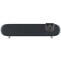 Enceinte Bluetooth Vintage Haut De Gamme Son Hifi Autonomie 6h Cuir Luxe Noir Yonis - Yonis
