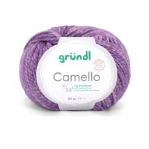 Pelote De Laine Mérinos Et Chameau Camello De Gründl – Fil Naturel Doux Et Thermorégulateur 02 Violet