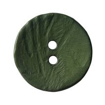 Bouton Rond Imitation Bois 2 Trous 30mm X 1 - Prym Vert Fonce