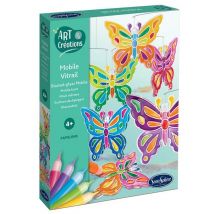 Mobile Vitrail – Papillons – Art Et Creations - Sentosphere - Aqua - Sentosphère