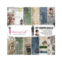 Bloc De 24 Feuilles Recto My Gentleman Dress My Craft Scrapbooking