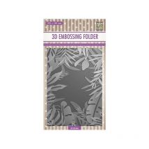 Embossing Folder Classeur De Gaufrage 10,5 X 14,8 Cm Frame Of Tropical Leaves 46 - Nellie's Choice