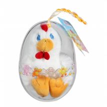 Peluche - Oeuf P'Tit Poulailler Poule - 12 Cm - Gipsy Toys