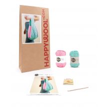 Kit Crochet Sac Sylvie Rose Dragee Tu - Pingouin