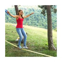 Set Slackline Classique - 15m/25m 25 M - Gibbon - Vert