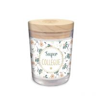 Bougie Verre - Parfumée - Super Collègue - Idées Cadeaux - Sudio