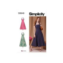 Patron Simplicity 9949 - Robe En Deux Longueurs Taille N°fr 44-52