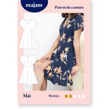 Patron Robe - Mai- Taille 34 À 48 - Majam