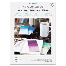 Coffret Diy Papier - 4 Marque-pages - Contes De Fées - Infocrea