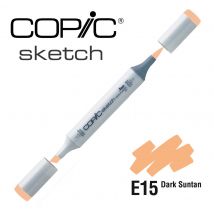 Marqueur À L'Alcool Copic Sketch E15 Dark Suntan