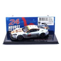 Voiture Miniature De Collection - Ixo 1/43 - Aston Martin Dbr9 - Winner Lmgt1 Le Mans 2008 - Blue / Orange - Lmm150