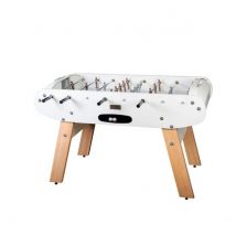 Baby-foot Onyx Blanc Mat - Pieds Chene - René Pierre