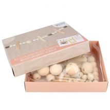 Coffret Diy Décorations De Noël - Guirlande En Bois Souvenirs - Artemio