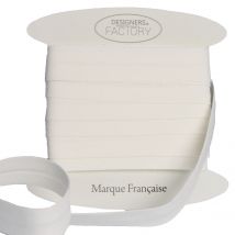 Biais Coton Blanc 18mm Par 10 Mètres – Designers-factory - Designers-factory