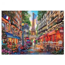 Puzzle Soiree Romantique A Paris, France 1000 Pieces - Peinture, Art, Tableau - Educa - 19019 - Educa