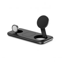 Satechi Chargeur Sans Fil Qi2 Pour Iphone, Airpods Et Apple Watch Noir