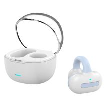 Ecouteurs Bluetooth Conduction Osseuse Bleu Étanche Toucher Intelligent Yonis - Yonis