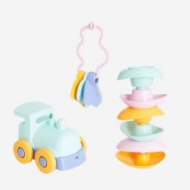 Coffret D’éveil Et De Bain Éco-responsable & Made In France – Turquoise - LE JOUET SIMPLE