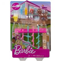 Coffret Salle De Jeux Barbie : Babyfoot + Chien + Accessoires - Mattel - Grg77 - Accessoires Poupée - Barbie