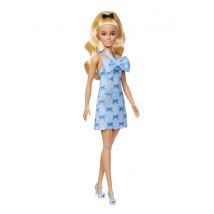Barbie Fashionistas Poupee Robe Dos Nu Bleu Layette