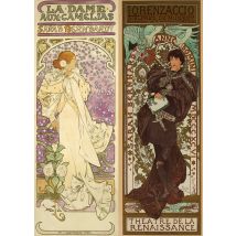 Puzzle 500 Pièces - Alfons Mucha - Collage - Bluebird Puzzle