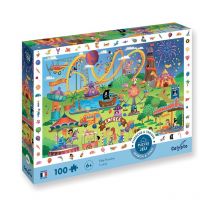 Puzzle 100 Pièces La Fête Foraine - Cherche Et Trouve - Sentosphère