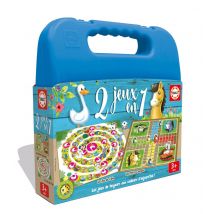 Mallette 2 Jeux Chevaux Oie - Educa Borras