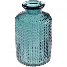 Vase Bouteille Bleu Canard - Santex