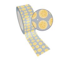 Ruban Adhésif Large Queen Tape 4,8 Cm Pivoine Jaune - Queen tape