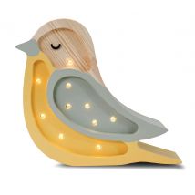 Lampe Veilleuse Oiseau Kaki Moutarde - Little Lights