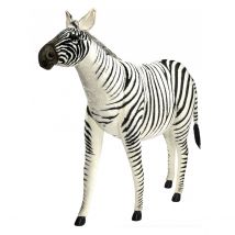 Hansa Peluche Geante Zebre Jacquard 160 Cm H - Hansa Peluches Géantes