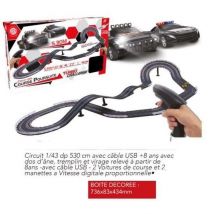 Circuit Course Tremplin 530 Cm Avec 2 Voitures Usb Tu Multicolore - Easykado