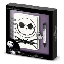 L' Étrange Noël De Mr. Jack - Set Cadeau Carnet De Notes Avec Stylo Jack - K KARACTERMANIA