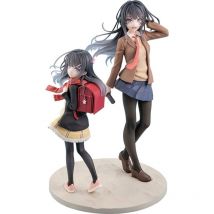 Rascal Does Not Dream Of A Knapsack Kid - Statuette Mai Sakurajima High School Graduation Ver. & Knapsack Kid 19 Cm - Kadokawa