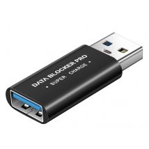 Bloqueur De Données Usb, Data Blocker Super Charge Noir - Avizar