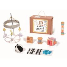Coffret Montessori Bébé 0-6 Mois - Boîte Éducative - EliNeli